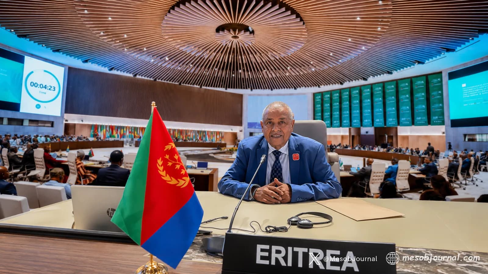 Eritrea at the 21st Extraordinary AU Assembly in Luanda, Angola.