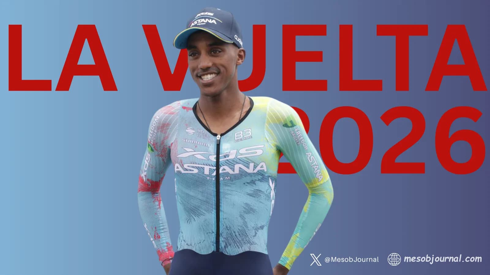 Composite: Henok Mulueberhan at La Vuelta 2026