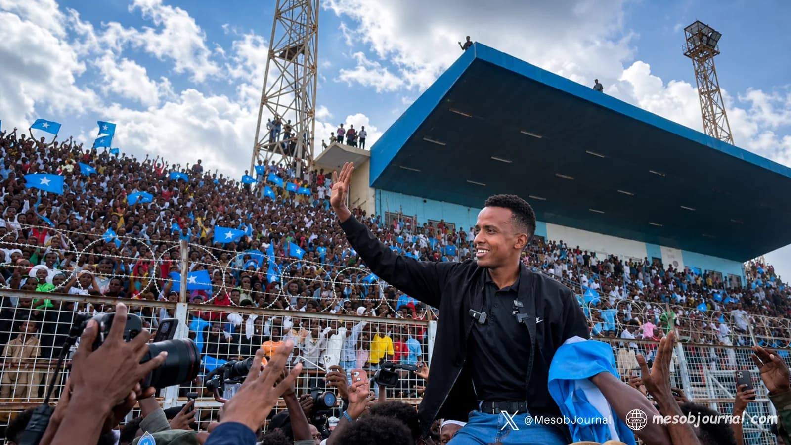 Somali referee Omar Artan.