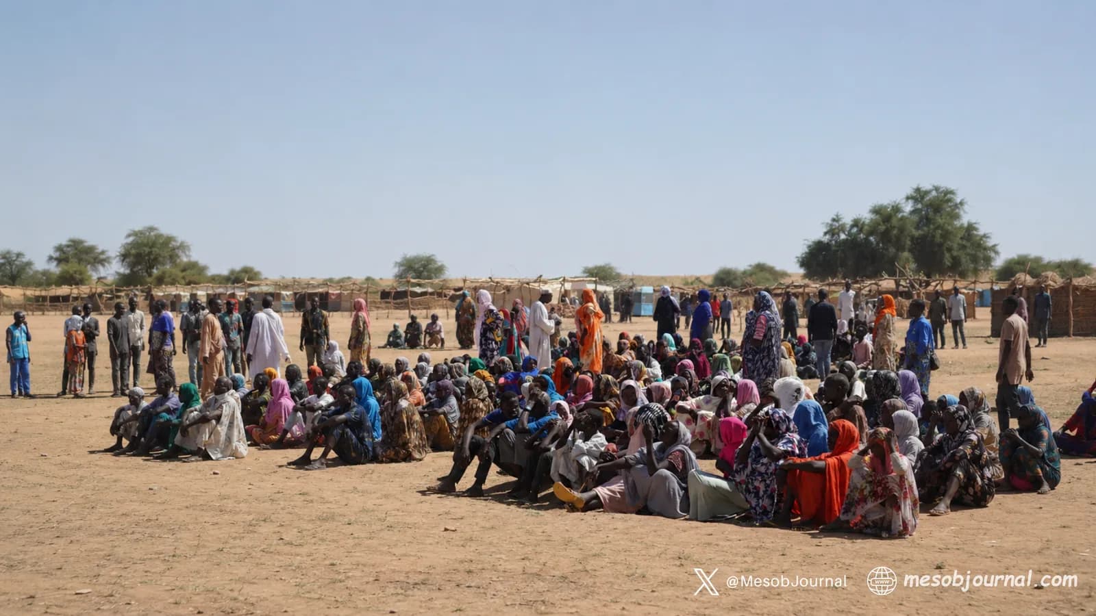 Displaced Sudanese civilians in Kordofan.