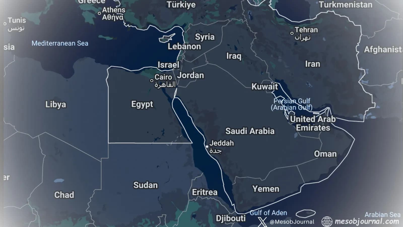 Middle East map
