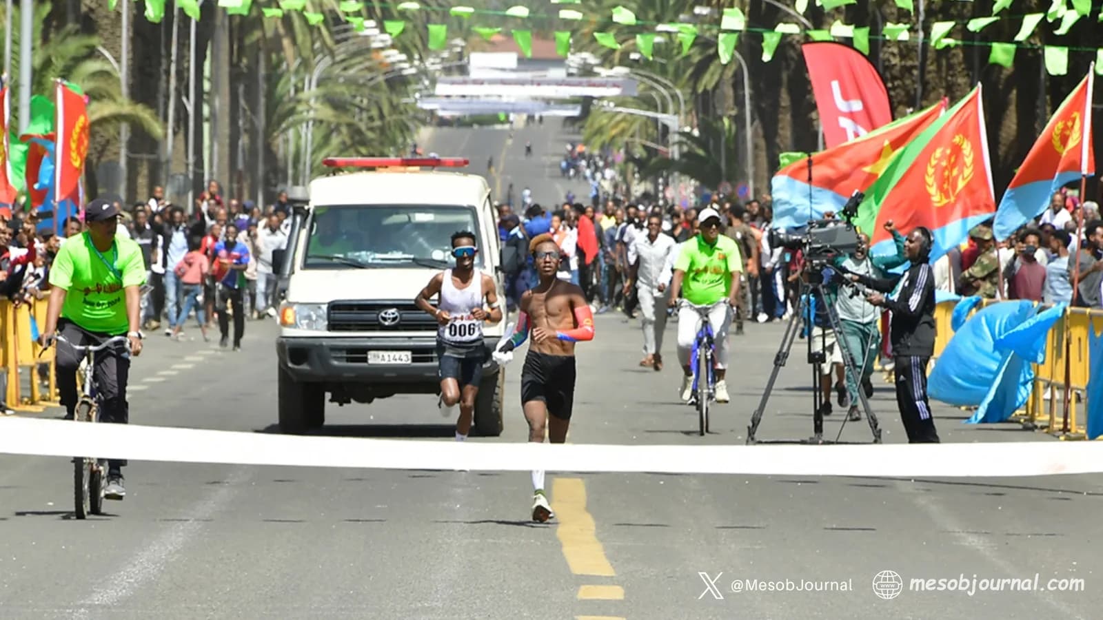 Nahom Ermias wins Asmara Marathon 2026.
