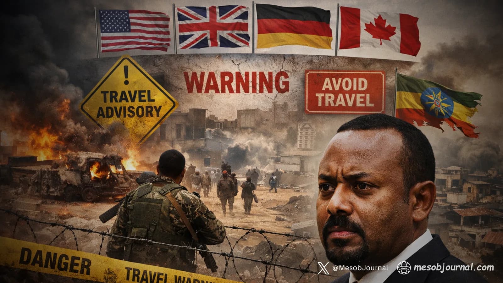 Abiy Ahmed Can’t Hide Ethiopia’s Collapse Behind Diplomacy