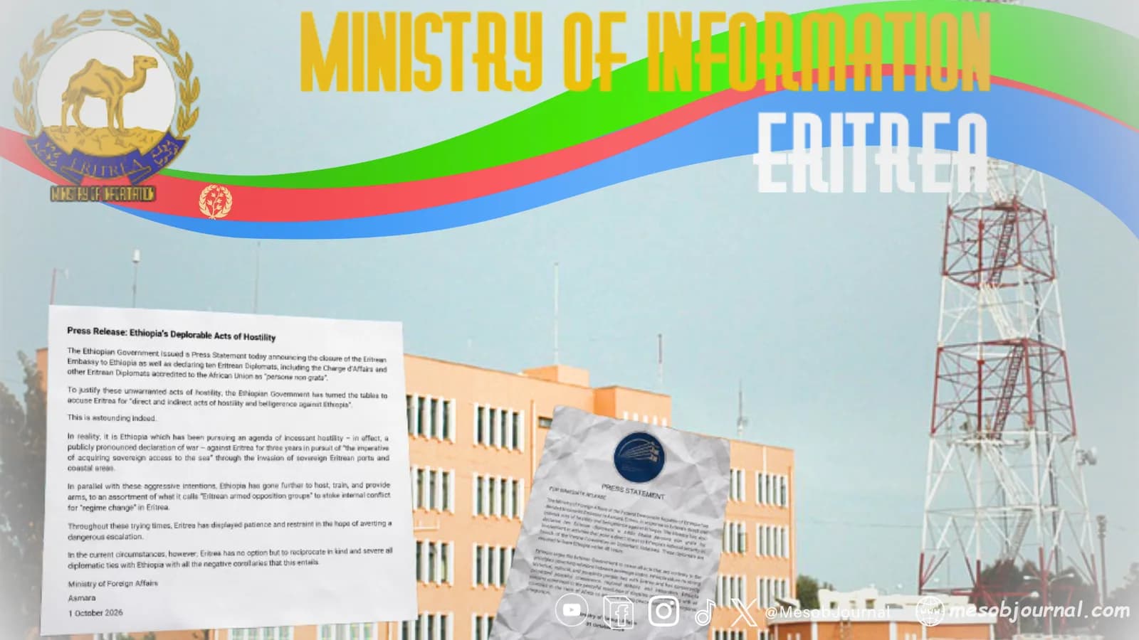 Ethiopia Expels Eritrean Diplomats: Abiy’s Escalation Is Now Africa’s Problem