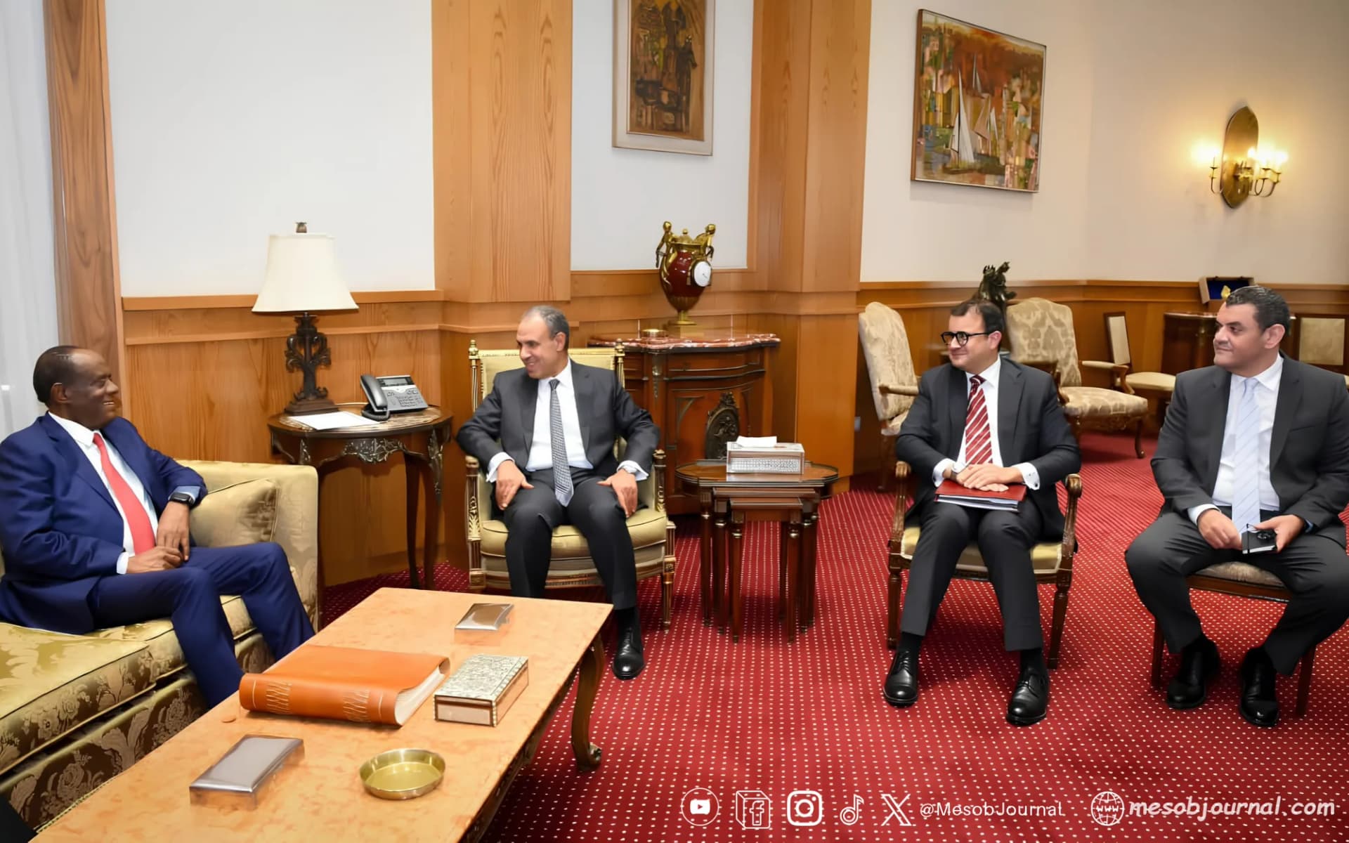 Hagos Ghebrehiwet meets Egyptian Foreign Minister Badr Abdelatty