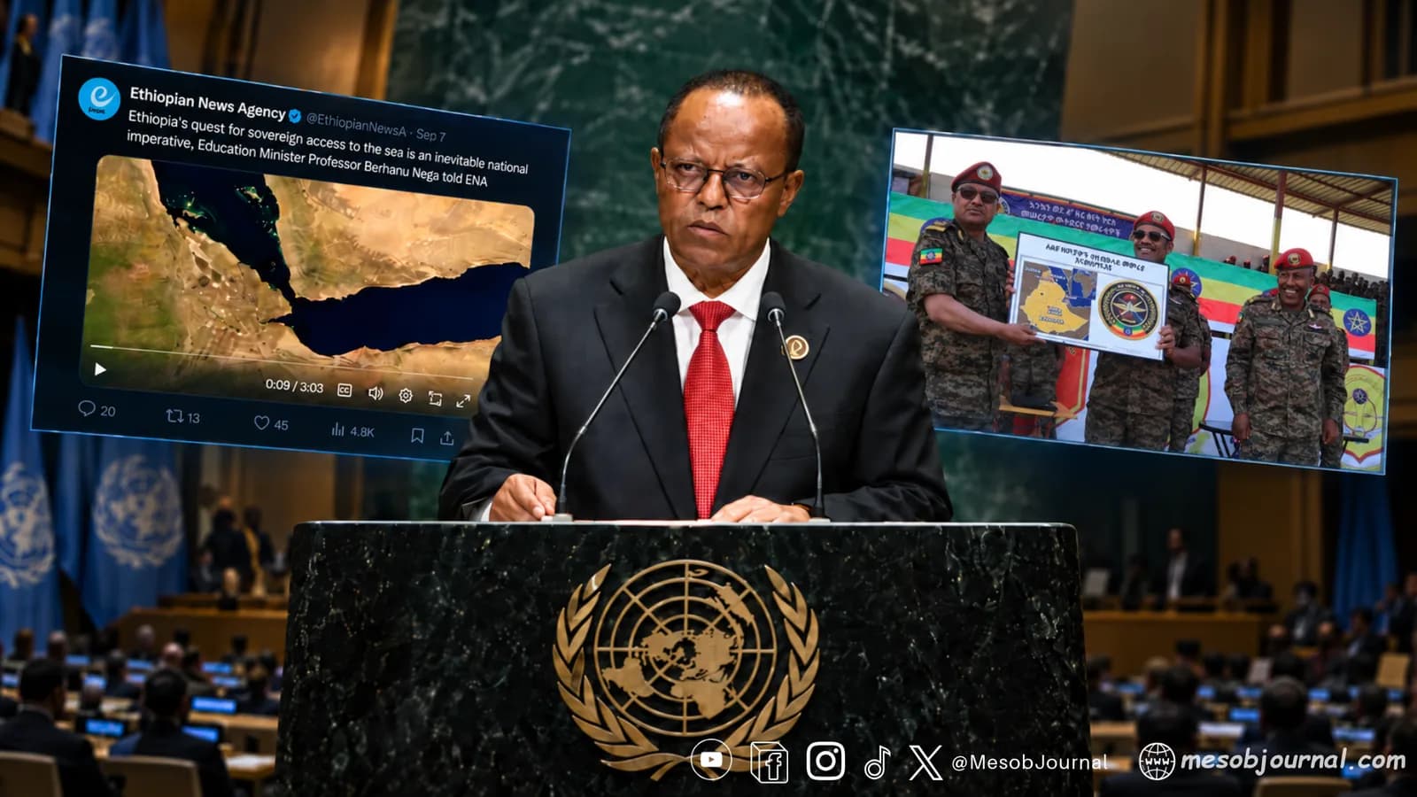 Ethiopia's President Taye Atske Selassie at UNGA81
