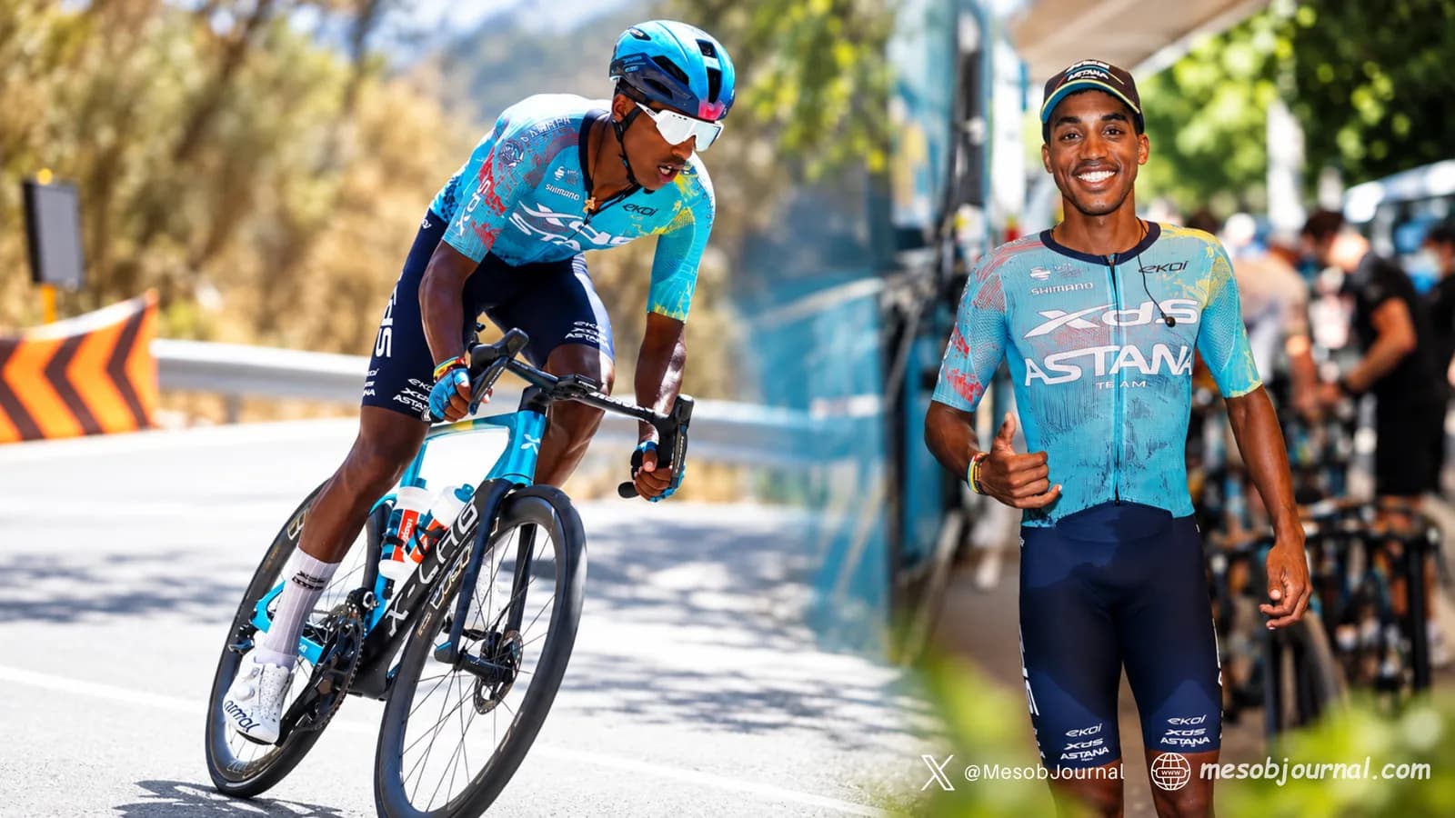 Henok Mulueberhan at La Vuelta Stage 15