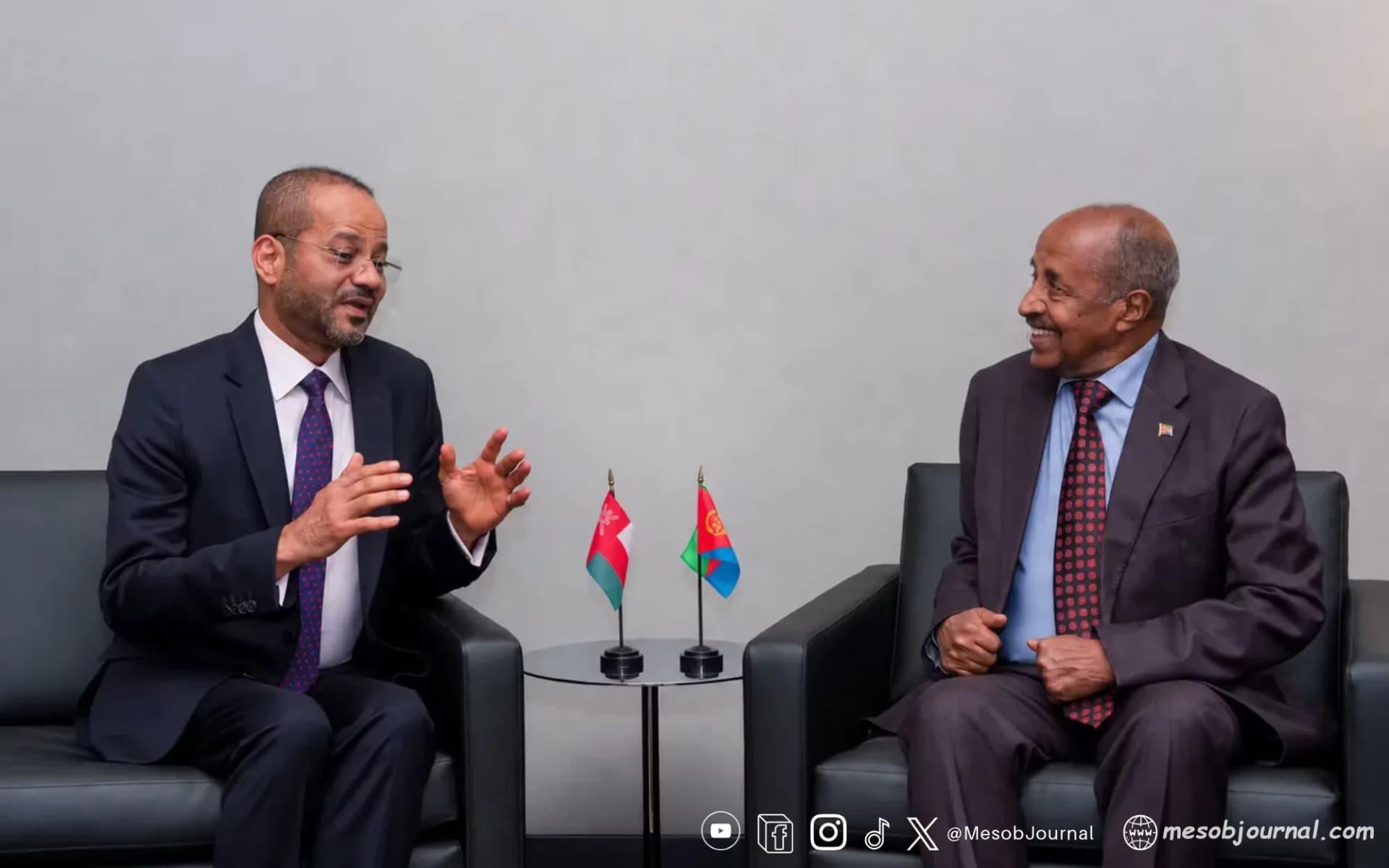Eritrean Foreign Minister Osman Saleh and Omani Foreign Minister Sayyid Badr Albusaidi held a substantive UNGA81 bilateral in New York.