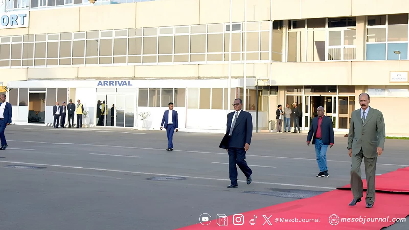 President Isaias Afwerki departs Asmara for a working visit to Egypt.