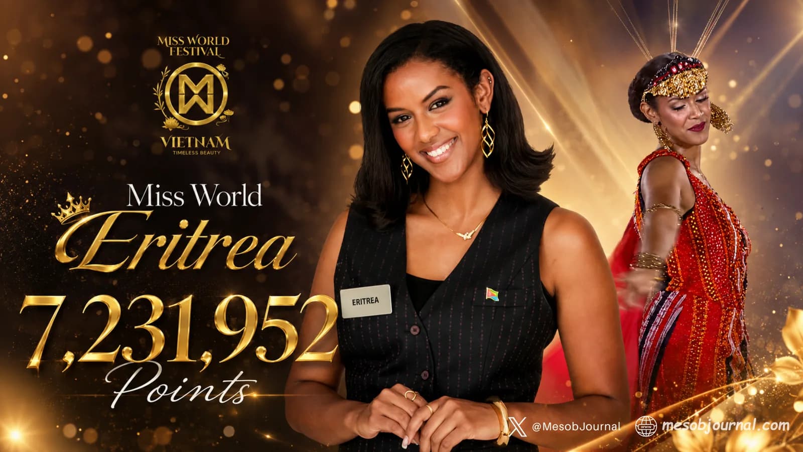 Snit Habteab Tewoldemedhin has passed seven million points.