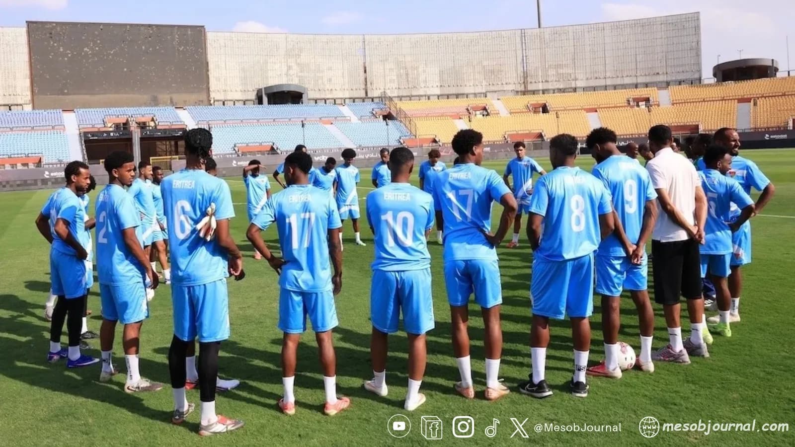 Eritrea complete final Cairo session before South Africa clash
