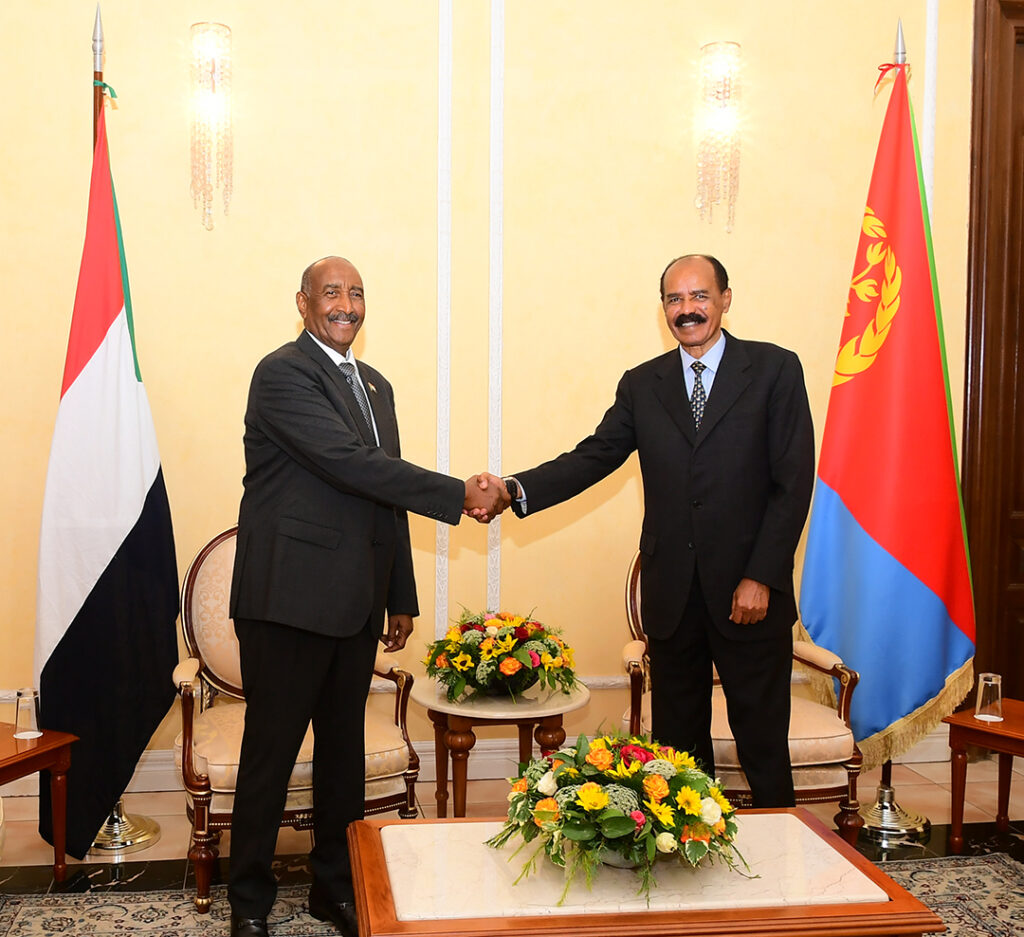 Presidents of Sudan and Eritrea