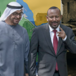 Composed: UAE President Sheikh Mohamed bin Zayed Al Nahyan's and Ethiopia's PM Abiy Ahmed.